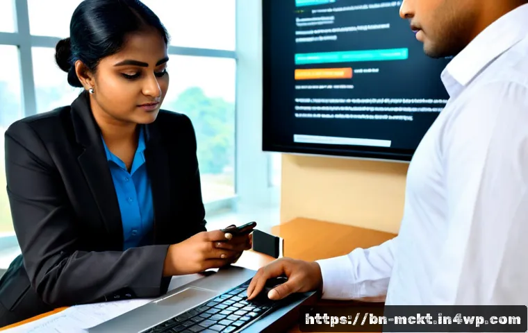 이메일 마케팅 자동화에서의 실수 방지법 - Photorealistic modern office scene in Bangladesh, focused South Asian marketing professional reviewi...
